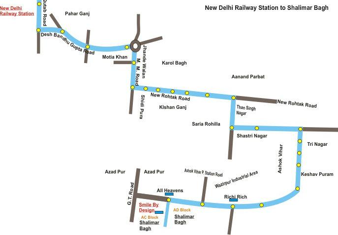 Delhi International Airport Map