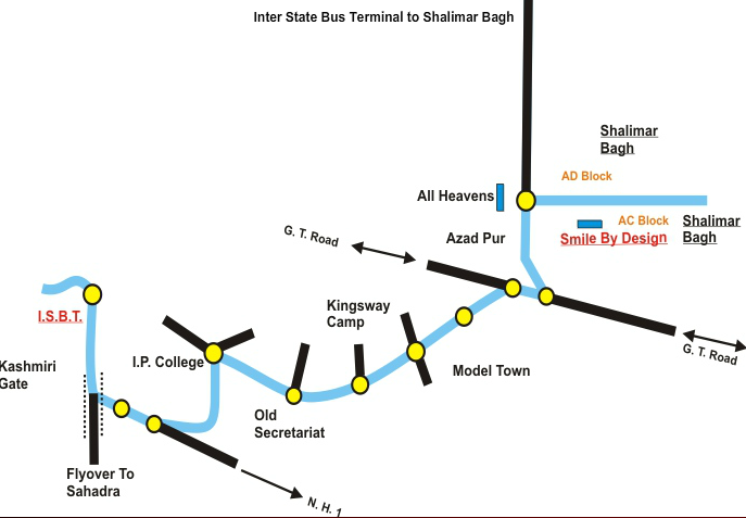 Delhi International Airport Map